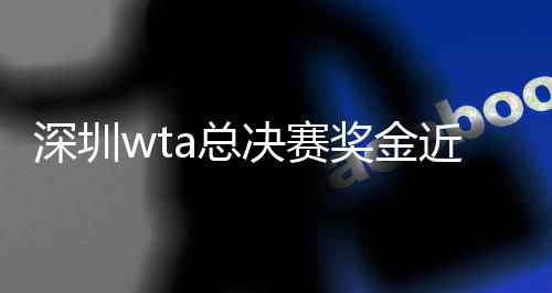 深圳wta总决赛奖金近亿 繁荣背后却是中国网球隐忧
