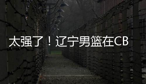 太强了！辽宁男篮在CBA总决赛中已经12连胜